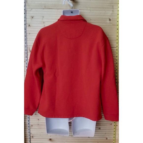 Calvin Klein Red Fleece Pullover - Picture 3 of 4